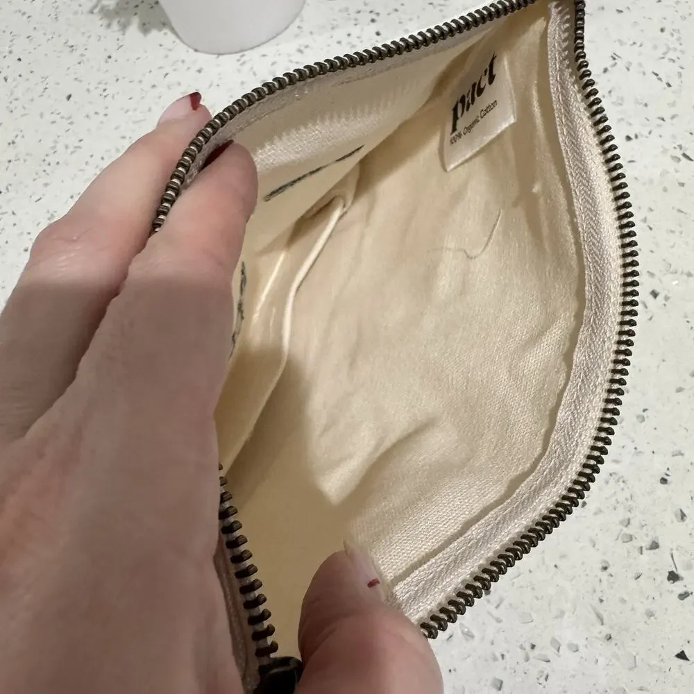 Pact Organic Cotton Canvas Zippered Pouch